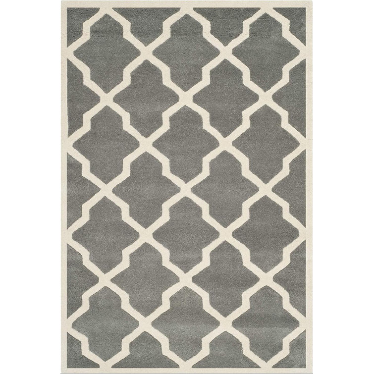 Carolene Hand Tufted Wool Geometric Rug