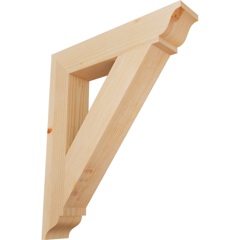 Support traditionnel, H 22 po x l 3,5 po x P 26 po, Douglas (lisse)