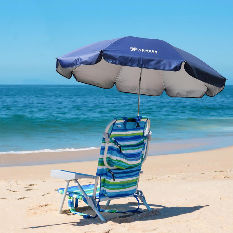 Parasol avec pince universelle et réglable, Marine