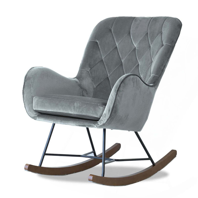 Mid Century Modern Rocking Chair for Living Room,Office