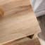 Organisateur de bureau en bois d'ingénierie brun avec aspect bord de mer, attaché à une bibliothèque à 2 tablettes ou à un dossier latéral, pour ranger les notes autocollantes et les articles nécessaires, profondeur de produit de 30,71 po, largeur de 11,22 po, hauteur de 6 po