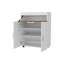 Range-chaussures, compartiment de levage pneumatique, portes doubles