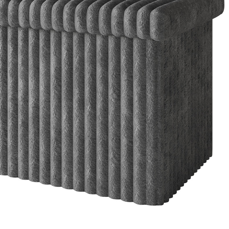 Banc de rangement 30 po Florence, Gris