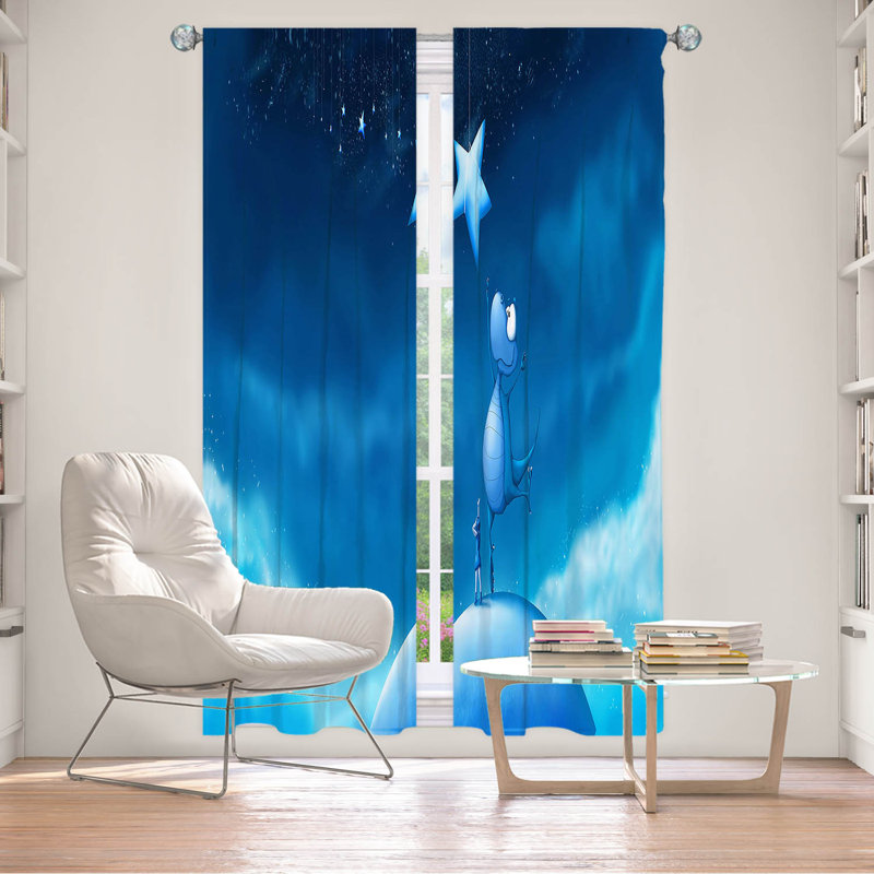 Paire de rideaux obscurcissant en polyester Roffe, L 20 po x L 82 po