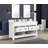 Dilkhush 61" Double Bathroom Vanity with Carrara White Quartz Top, Sink & Backsplash, Pre-Assembled