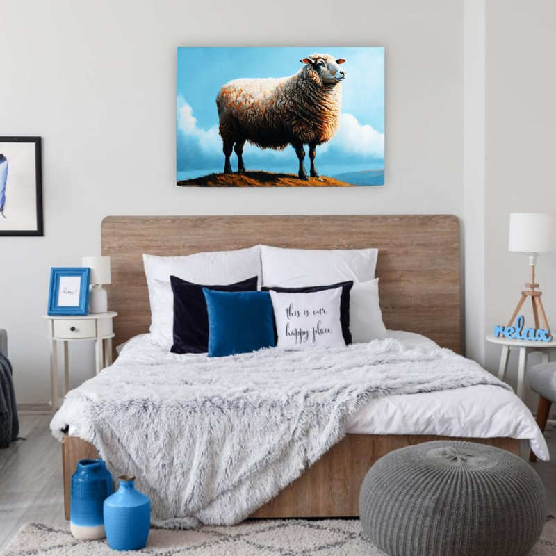 Art mural 24 "x 36", toile de fond en bois brun