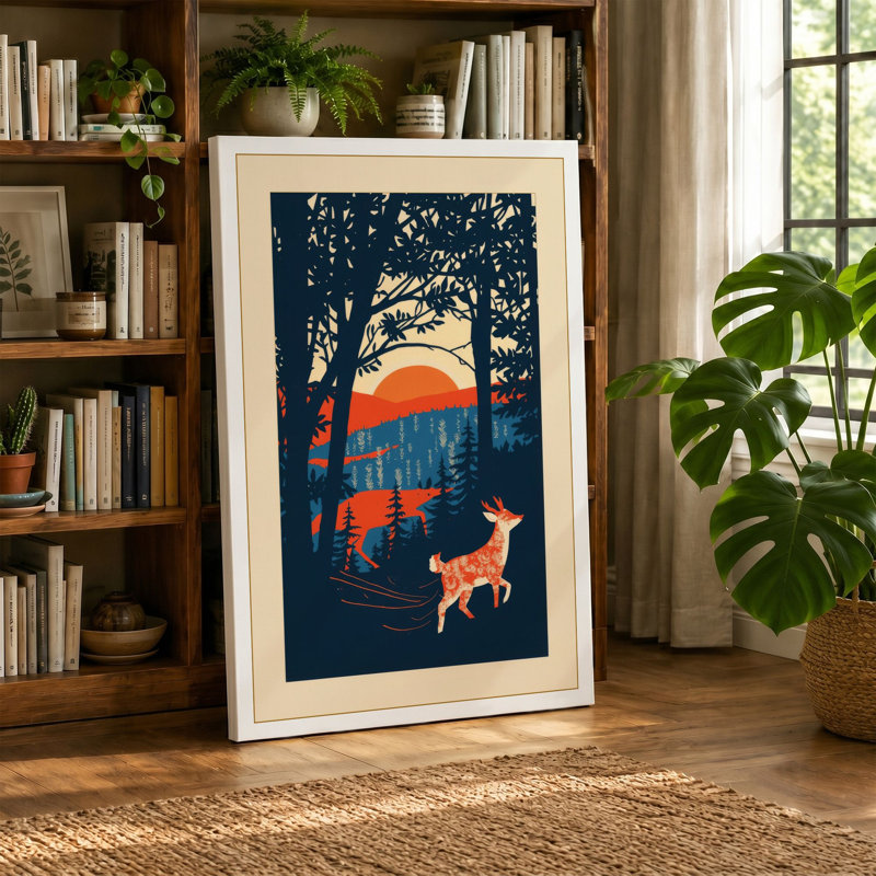 Print, 18x12 - 45.7 x 30.5 cm, Teal Border