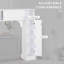 Rangement de salle de bain au-dessus de la toilette, armoire autoportante blanche avec tablettes réglables, articles de toilette et articles de toilette économiseurs d'espace