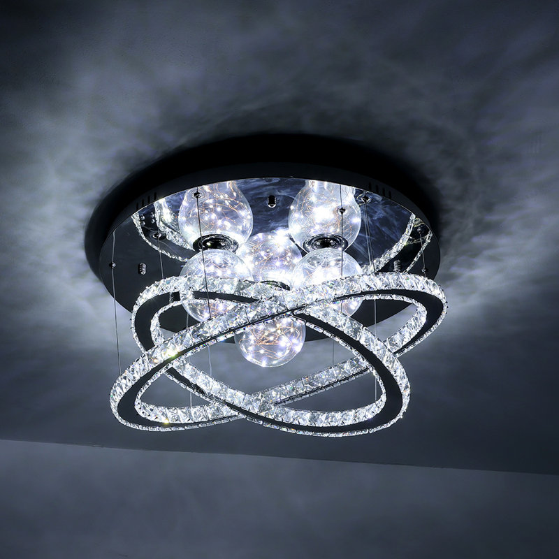 Avros Chrome LED Flush Mount