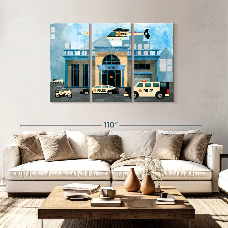 Police Department Poster, 48" H x 74" W