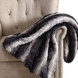 Christian Siriano Black Giftable Boxed Throw