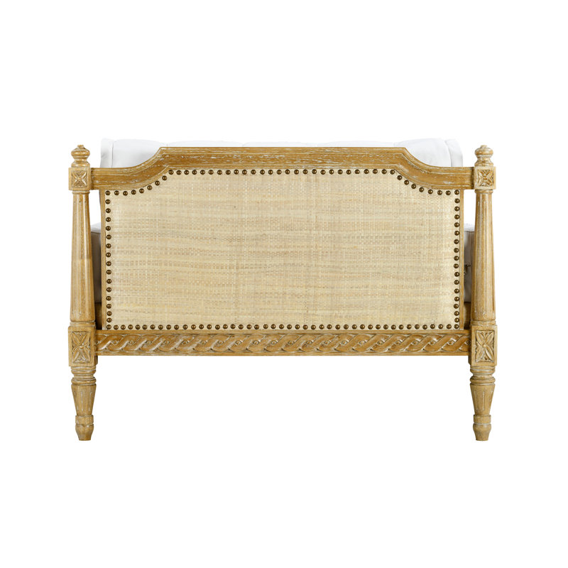 Upholstered Daybed, White