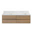Armoires de salle de bain murales flottantes 84 po avec lavabo 84 po-755603458-755603518