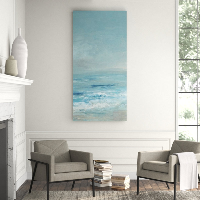 Ocean Blue II Print by Barclay Butera, Outdoor, 74" H x 36" W x 1.5" D