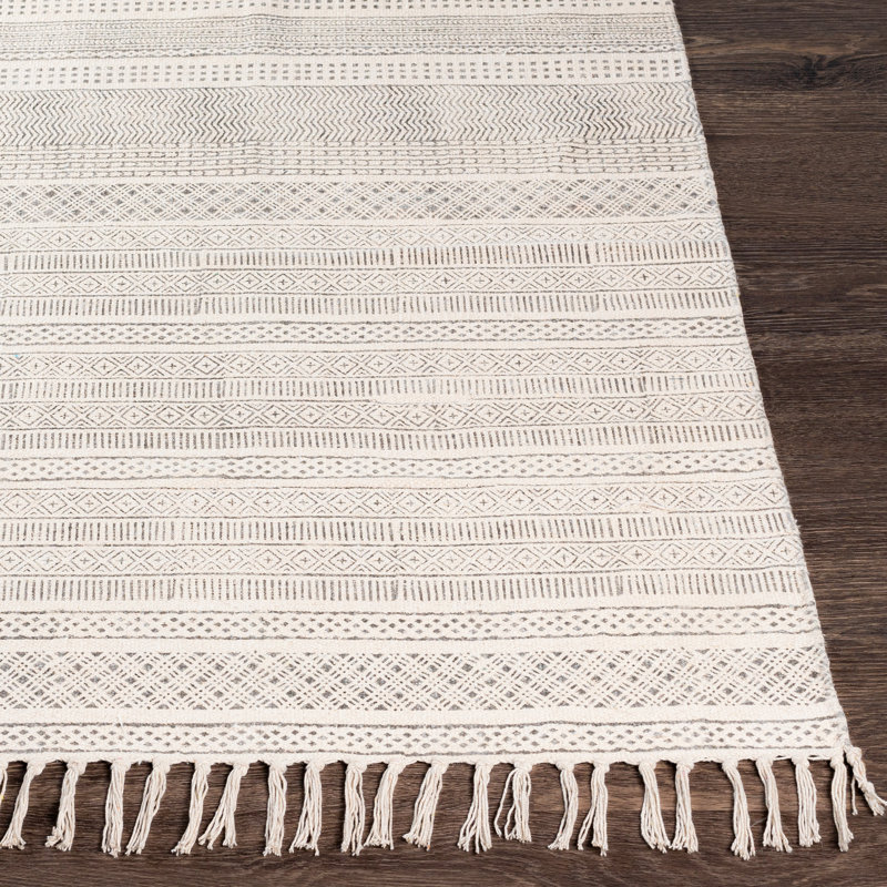 Higden Cotton Geometric Rug, Rectangle 2' x 3'