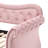 Pink Velvet Daybed With Trundle (twin) - Upholstered, Wood Legged, Button & Trimmed Appearance, No Mattress, 330lbs Weight Capacity Twin Fully Upholstered Bed Wooden Legs, Tufting Nailhead Trim-1679267205
