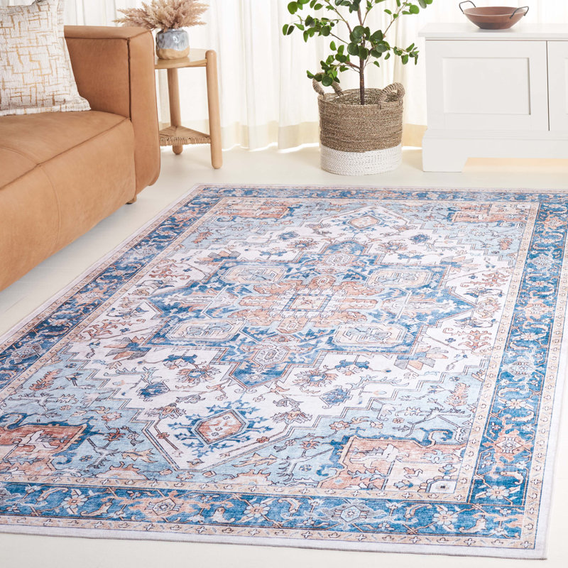Maruin Performance Machine Washable Oriental Rug, Rectangle 5' x 8'