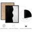Reproduction d'art encadrée abstraite pour décoration intérieure moderne - 8 po x 10 po-116561497-116561474