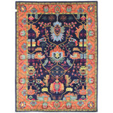 Traditional, Transitional One-of-a-Kind Rectangle 8'2" X 10'2" Hand Knotted Area Rug