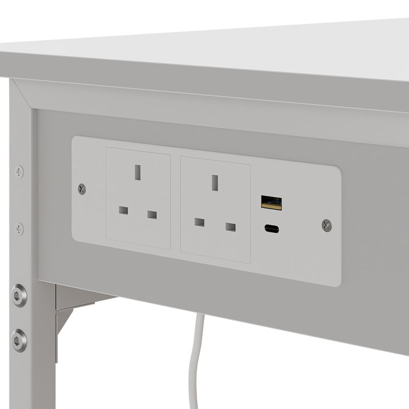 60cm W Bedside Table, White 