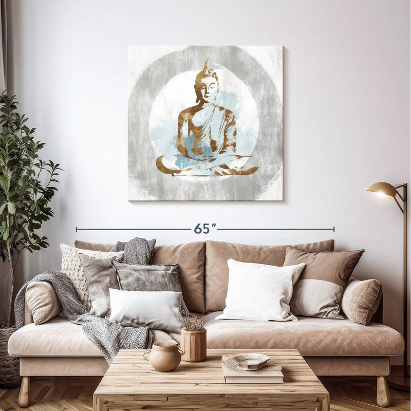 Leisha Buddhist II, 20" H x 20" W