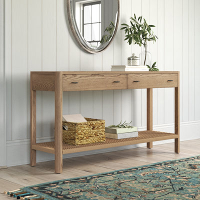 Birch Lane™ Deirdre 55'' Solid Wood Console Table | Wayfair