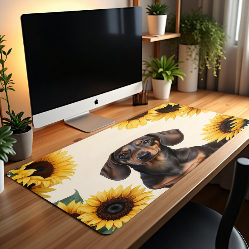 Polyester Desk Pad, 23.6x13.8