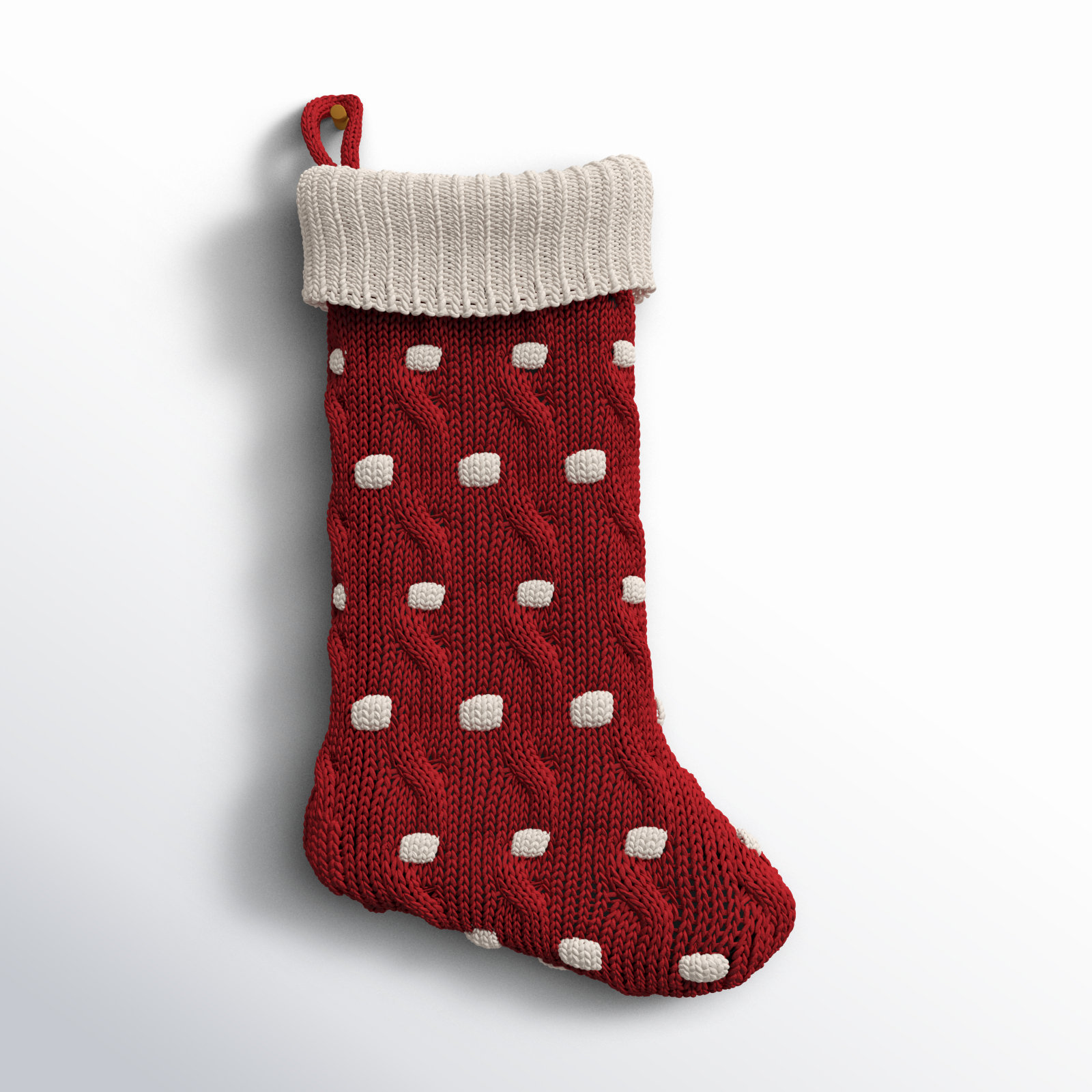 Knit Dots Stocking