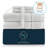 Danni-Leigh 6 Piece 100% Cotton Towel Set.-2035665505-2093797764