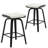 Modern Upholstered Swivel Counter Stool With Wood Frame,Counter Height Bar Stool For Kitchen Island,Coffee Bar-1339911081