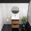 Meuble-lavabo mural 24 po Jack en chêne teck avec lavabo en acrylique renforcé Jack-1782149747