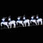 vidaXL LED Reindeers Fabric-587572246