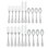 20 Piece 18/10 Stainless Steel Flatware Set, Service for 4