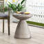 Table d'appoint d'extérieur en béton