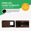 Ensemble de meuble-lavabo mural simple 36 po avec lavabo en résine, meuble-lavabo flottant avec porte et tiroir -787047110