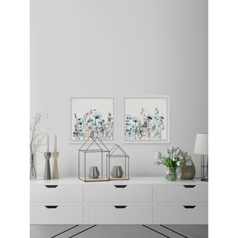 «Flowering Shrub» par Marmont Hill - ensemble de 2 cadres photo, H 18 po x l 18 po