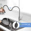 Robinet d'évier de cuisine, robinets de cuisine avec douchette extractible en acier inoxydable-118543490