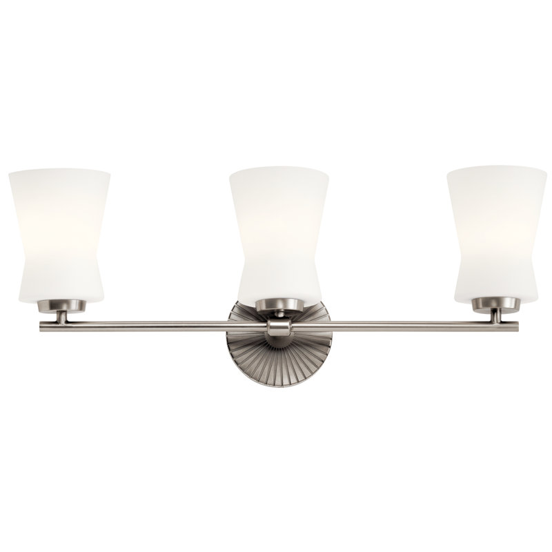 Brianne 3 - Light Dimmable Vanity Light, Classic Pewter