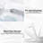 Smart Bidet Toilet Combo With Foot Sensor, Self-Cleaning, Heated Seat, Night Light, Auto/Soft Close Flush, And Remote Control