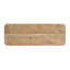 Table d'entrée en bois massif avec design cannelé, console rétro minimaliste avec rangement, table de canapé étroite avec pieds en métal pour le salon du couloir d'entrée-1407393148