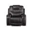 Magnetite Synthetic Leather Manual Recliner Chair