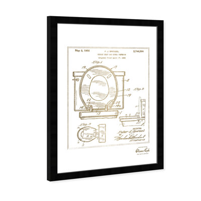 Toilet Seat 1956 Print by Oliver Gal