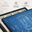 Impression sur toile bleue «Matériels médicaux»-1247075965