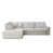 Light Beige Grey Polyester/Chenille