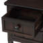 Console étroite, canapé mince avec trois tiroirs de rangement et tablette inférieure pour le salon, assemblage facile-1520459617