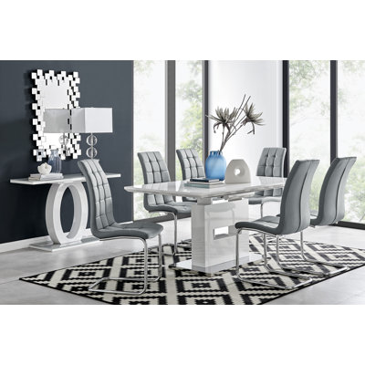 Eubanks Dining Set with 6 Chairs