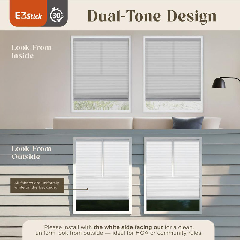 Store cellulaire semi-transparent sans fil, 28.5"W x 72"L, Nuage gris