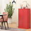 Red Kitchen Depot, 41 po, avec 12 tablettes de porte et garde-manger transparent 41 po, rouge, personnalisable