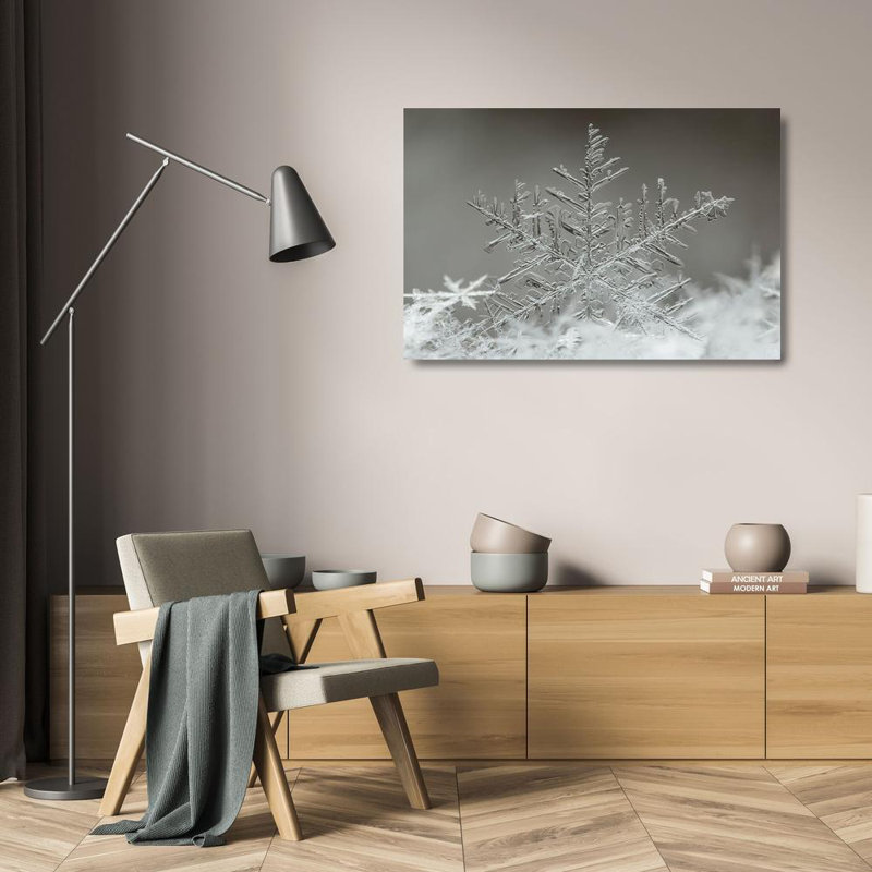 Art sur toile tendu avec la galerie Latitude Run® Naidandorj, Tsolmon, titre: flocon de neige