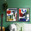 " Colourful Shapes II " 2 - Pieces